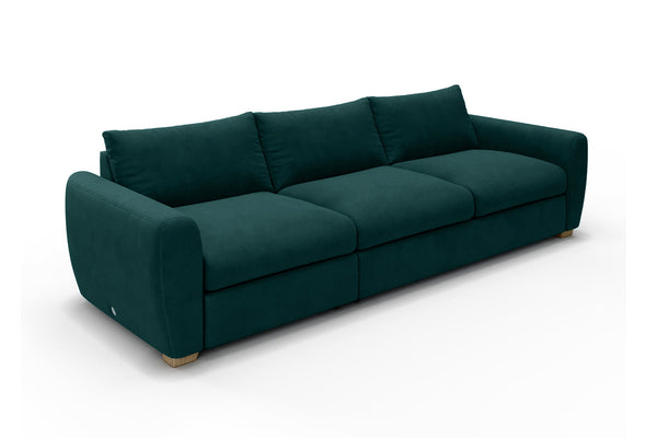 SNUG | The Cloud Sundae 4.5 Seater Sofa in Pine Green