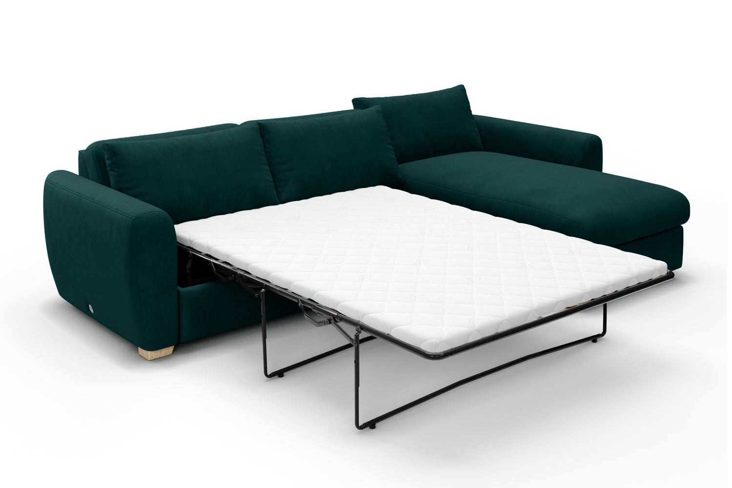SNUG | The Cloud Sundae Chaise Sofa Bed in Pine Green