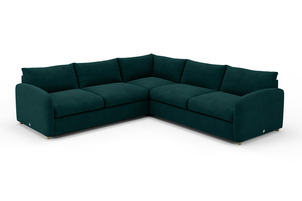 SNUG | The Small Biggie Corner Sofa Large in Pine Green