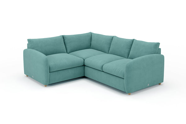 SNUG | The Small Biggie Corner Sofa Small in Soft Teal