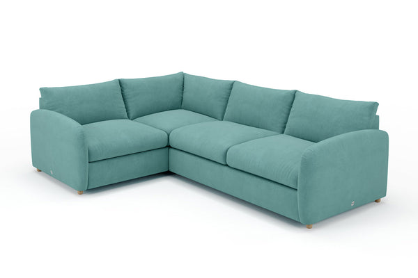 SNUG | The Small Biggie Corner Sofa Medium in Soft Teal