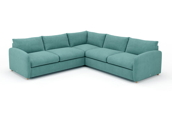 SNUG | The Small Biggie Corner Sofa Large in Soft Teal