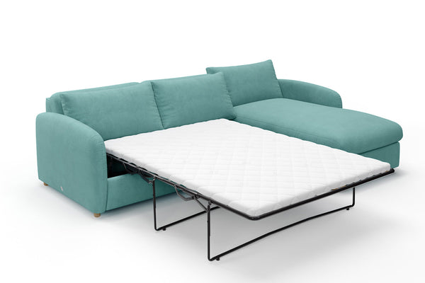 SNUG | The Small Biggie Chaise Sofa Bed in Soft Teal