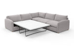 SNUG | The Small Biggie Corner Sofa Bed in Warm Grey