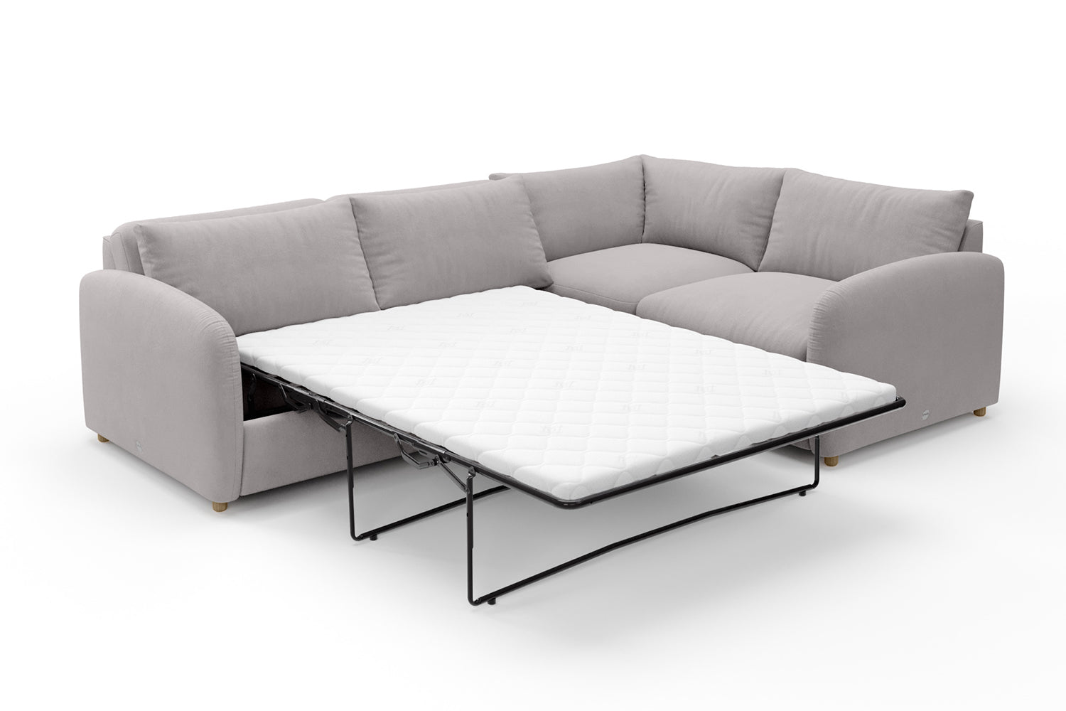 SNUG | The Small Biggie Corner Sofa Bed in Warm Grey