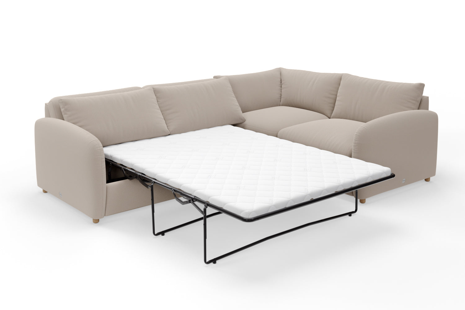 SNUG | The Small Biggie Corner Sofa Bed in Oatmeal