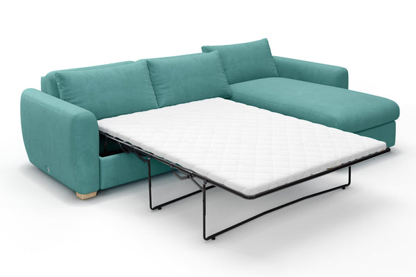 SNUG | The Cloud Sundae Chaise Sofa Bed in Soft Teal