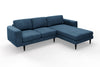 SNUG | The Big Chill Right Hand Chaise Sofa in Blue Steel