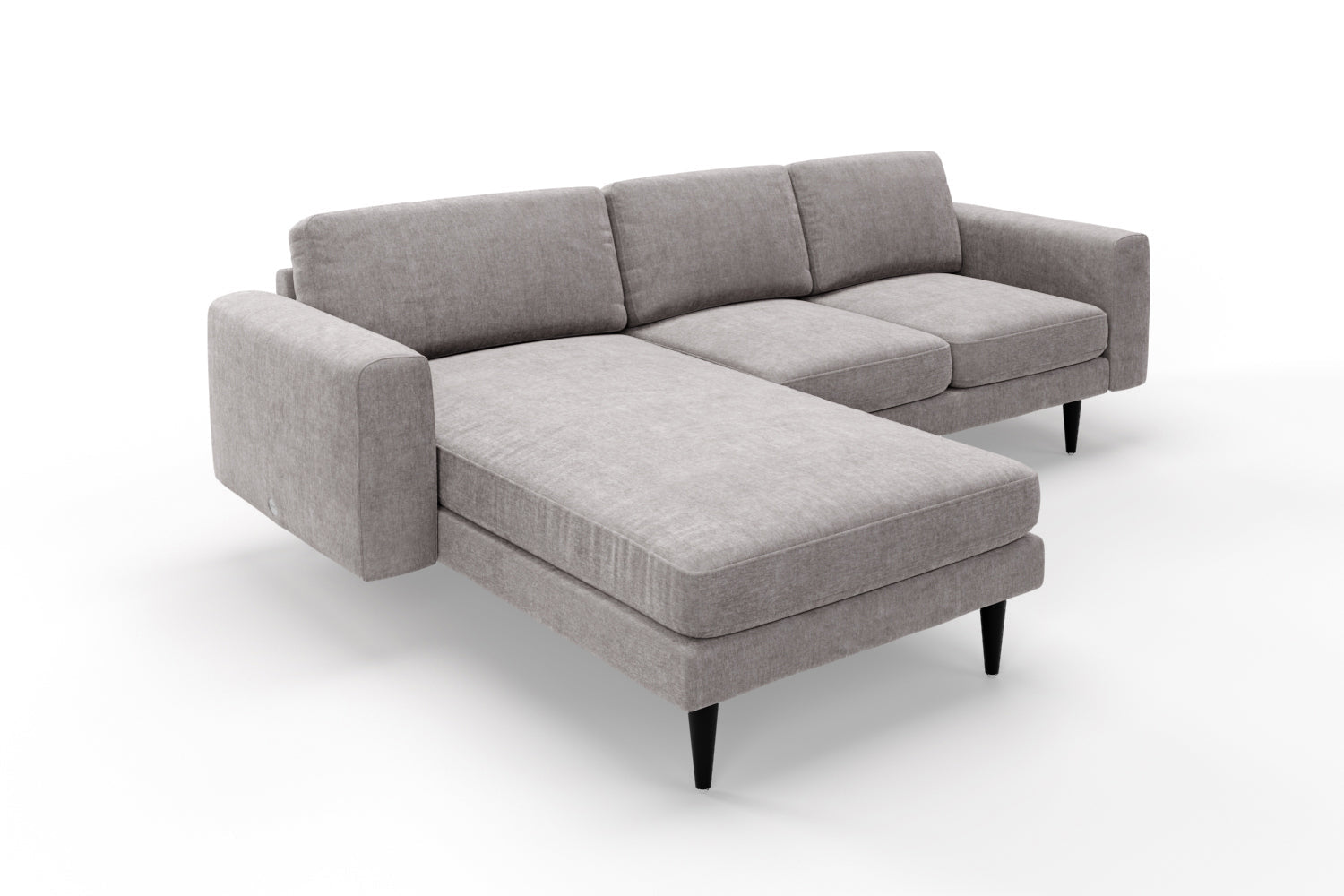 SNUG | The Big Chill Left Hand Chaise Sofa in Mid Grey
