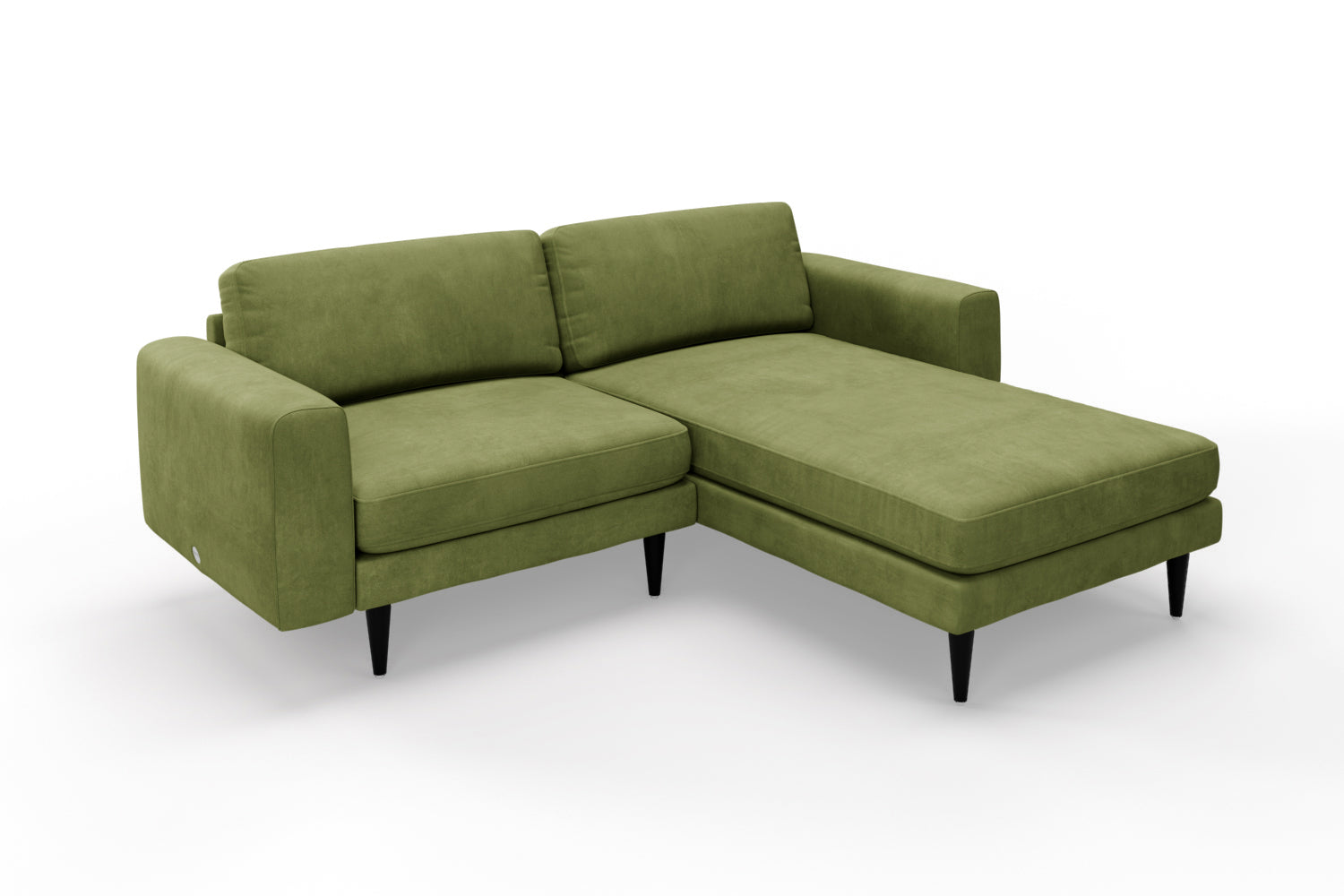 SNUG | The Big Chill Right Hand Chaise Sofa in Olive