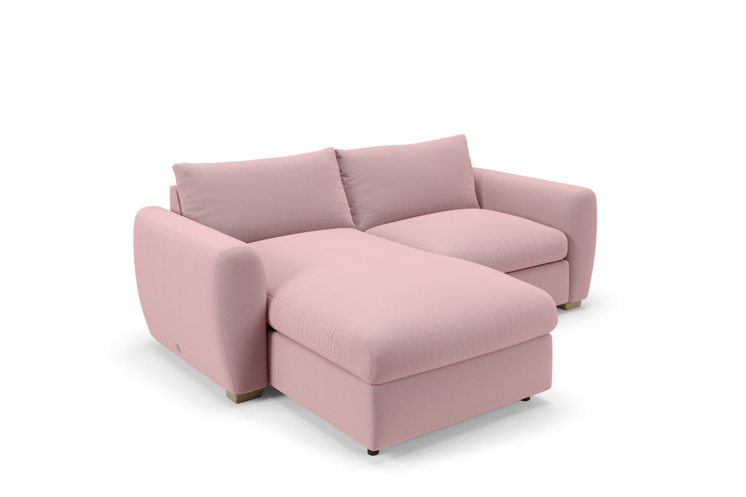 SNUG | The Cloud Sundae Chaise Corner Sofa in Blush