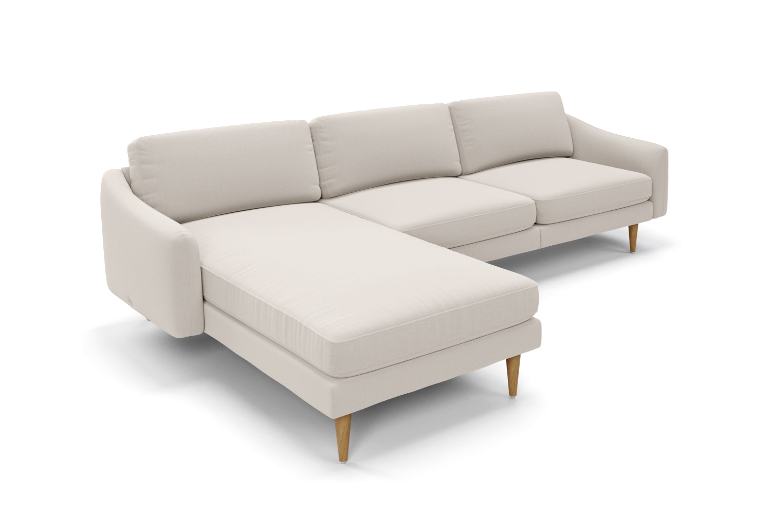 SNUG | The Rebel Left Hand Chaise Sofa in Biscuit