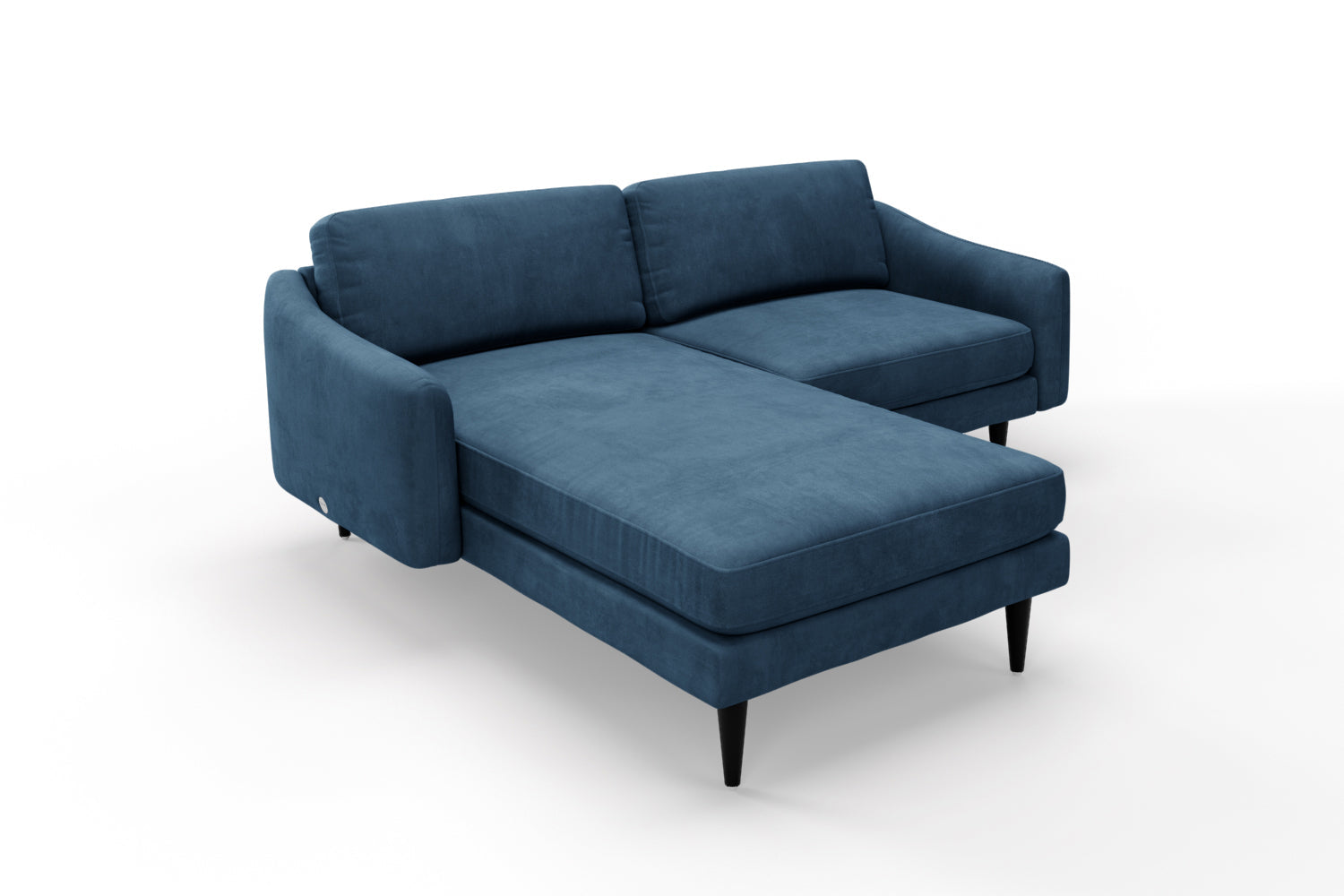 SNUG | The Rebel Left Hand Chaise Sofa in Blue Steel
