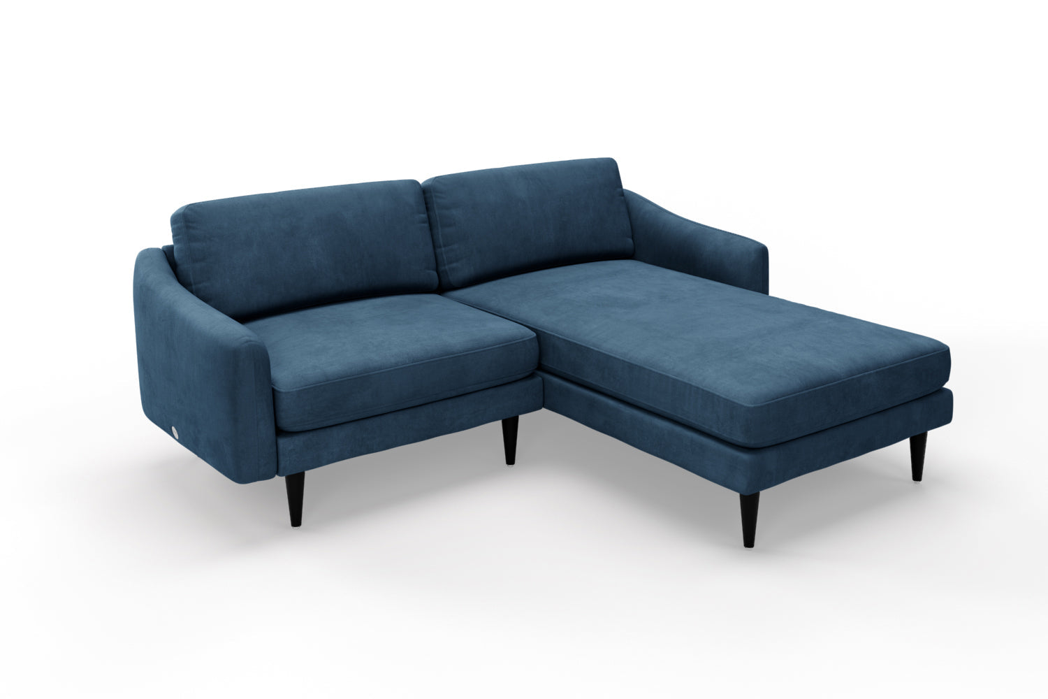SNUG | The Rebel Right Hand Chaise Sofa in Blue Steel