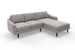 SNUG | The Rebel Right Hand Chaise Sofa in Mid Grey