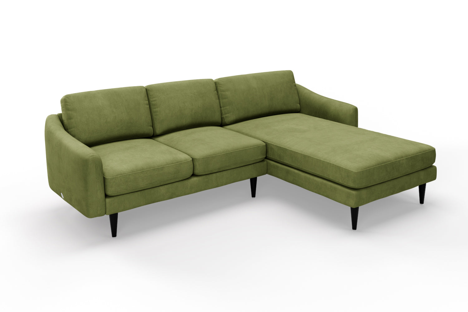 SNUG | The Rebel Right Hand Chaise Sofa in Olive