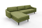 SNUG | The Rebel Left Hand Chaise Sofa in Olive