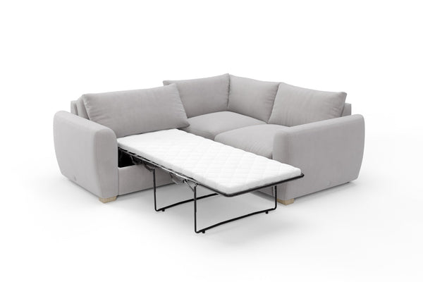 SNUG | The Cloud Sundae Corner Single Sofa Bed in Warm Grey