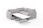 SNUG | The Small Biggie Corner Single Sofa Bed in Warm Grey