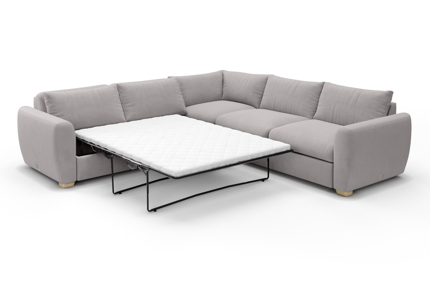 SNUG | The Cloud Sundae Corner Sofa Bed in Warm Grey