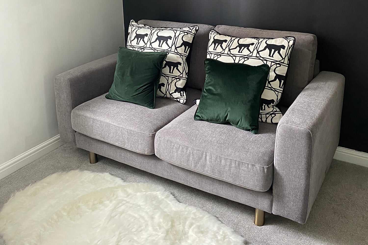 The Big Chill 2 Seater Sofa Mid Grey