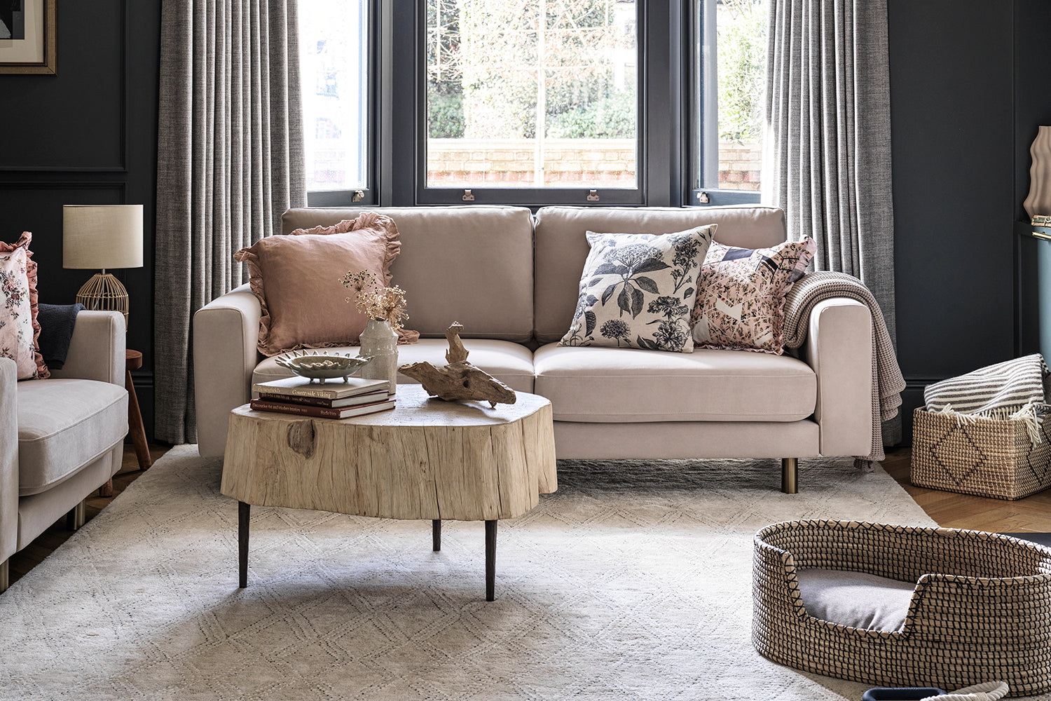 The Big Chill 3 Seater Sofa Taupe