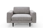 SNUG | The Big Chill 1.5 Seater Snuggler in Mid Grey 