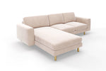 SNUG | The Big Chill Left Hand Chaise Sofa in Taupe