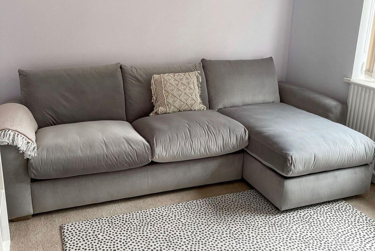 The Cloud Sundae - Chaise Sofa Bed - Warm Grey