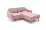 The Rebel - Right Hand Chaise Sofa - Blush