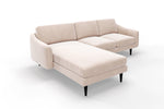 SNUG | The Rebel Left Hand Chaise Sofa in Taupe