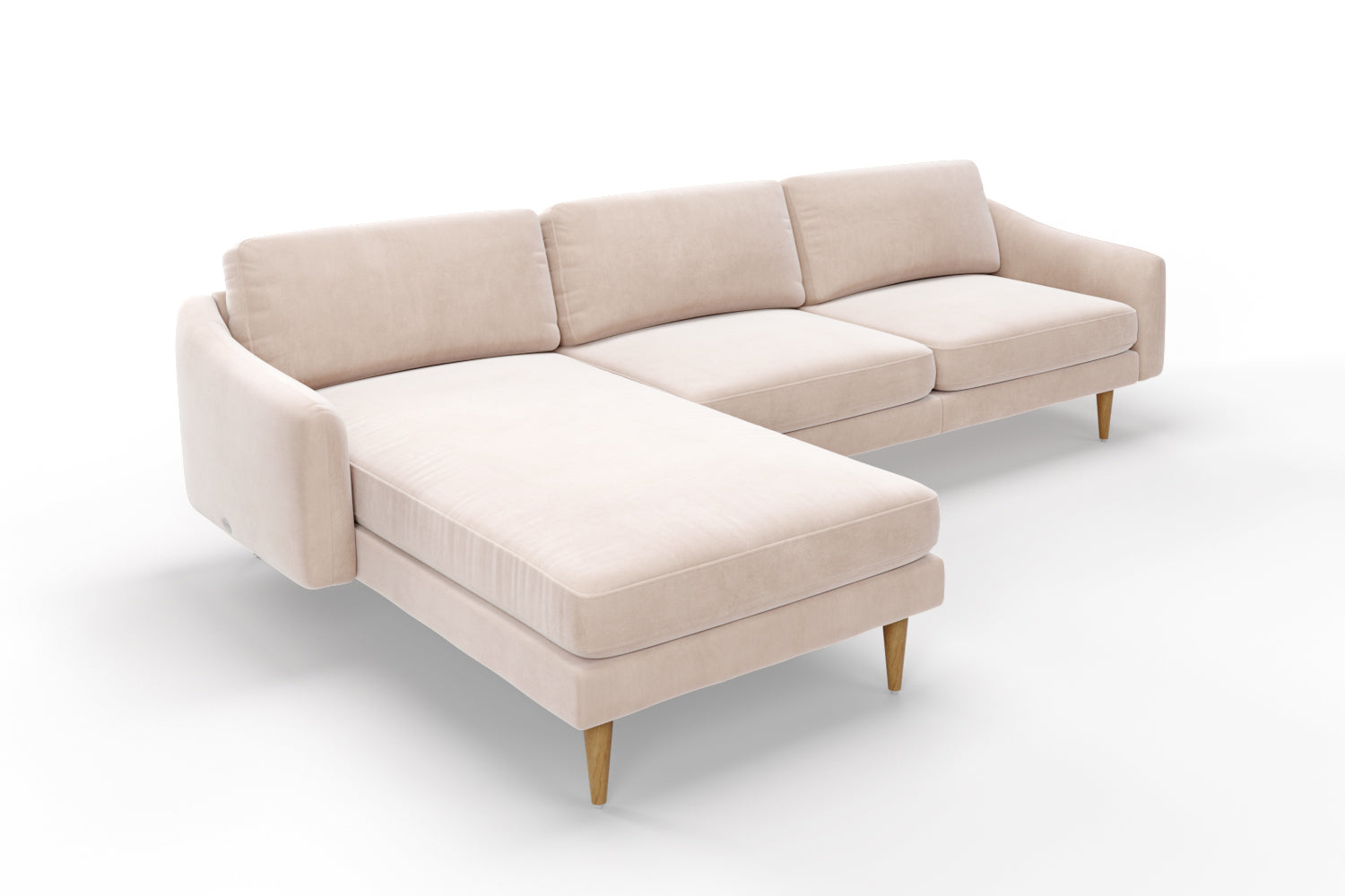 SNUG | The Rebel Left Hand Chaise Sofa in Taupe