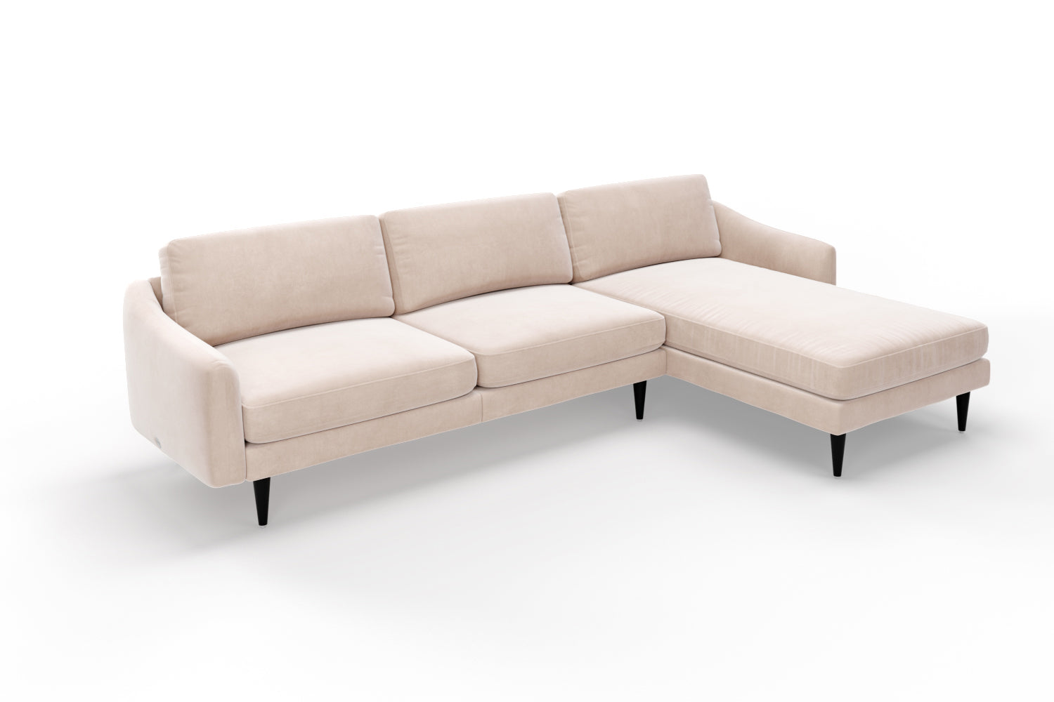 SNUG | The Rebel Right Hand Chaise Sofa in Taupe